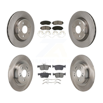 Kit de rotor de frein à disque avant et arrière et plaquettes semi-métalliques pour Acura TLX 2021 2023 2.0