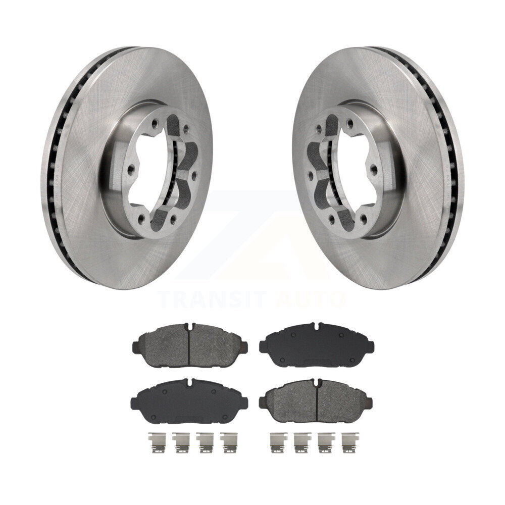 Kit de rotor de frein avant et de plaquettes semi-métalliques pour Ford Transit-250 Transit-350 AW