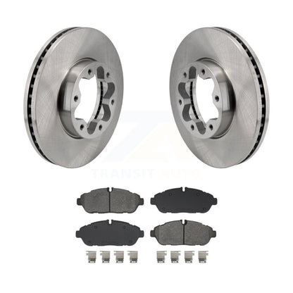 Kit de rotor de frein avant et de plaquettes semi-métalliques pour Ford Transit-250 Transit-350 AW
