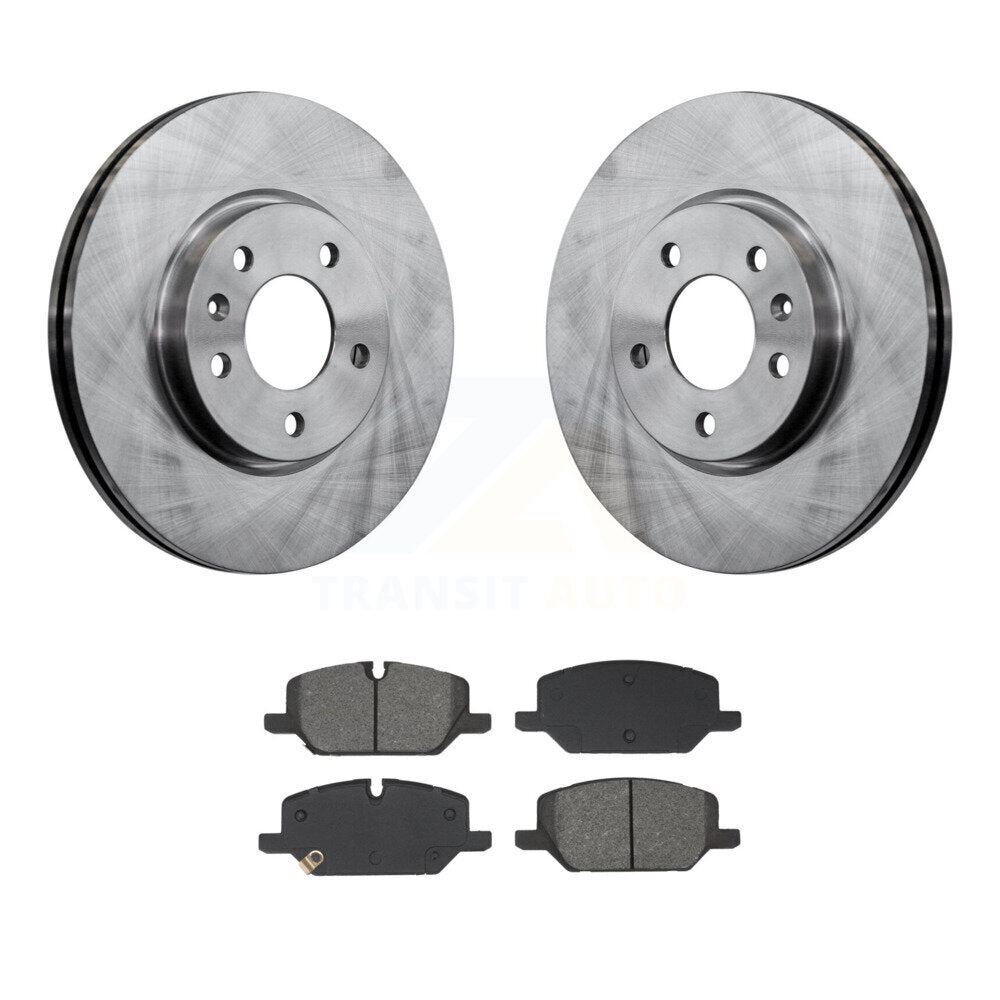 Kit de disques de frein à disque avant et plaquettes semi-métalliques pour GMC Terrain K8S-104154