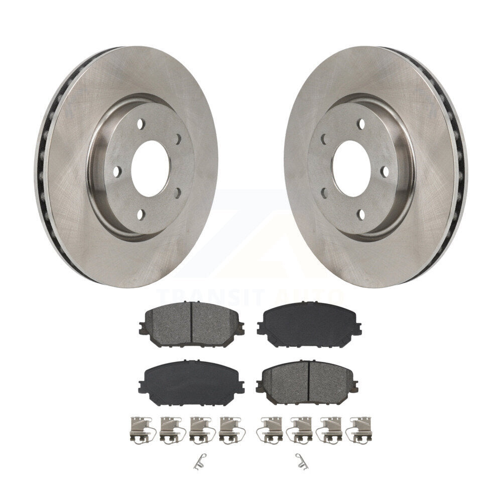 Kit de disques de frein à disque avant et plaquettes semi-métalliques pour Nissan Rogue K8S-104161