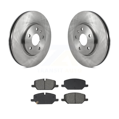 Rotor de frein à disque avant et Kit de plaquettes semi-métalliques pour Buick Envision Cadillac XT