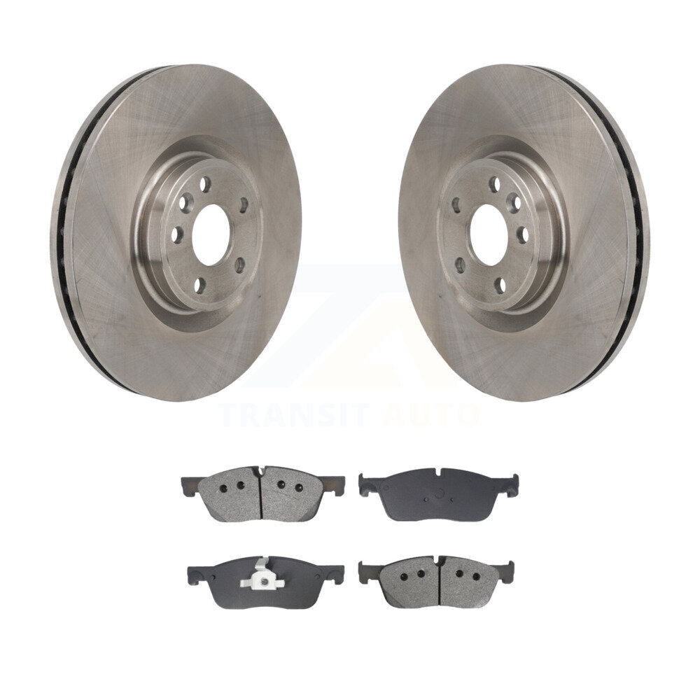 Rotors de frein avant et Kit de plaquettes semi-métalliques pour Land Rover Discovery Sport Jagua