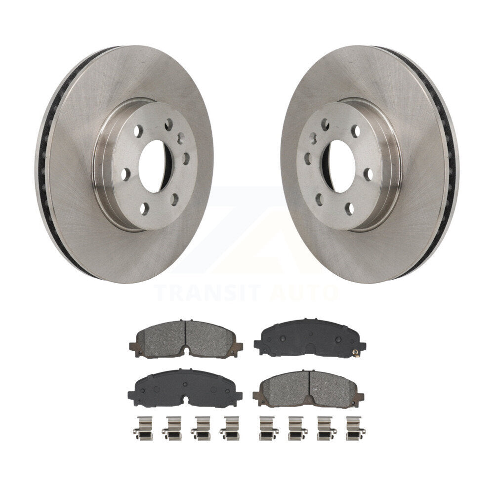 Rotor de frein à disque avant et Kit de plaquettes semi-métalliques pour Chevrolet Colorado GMC Canyo