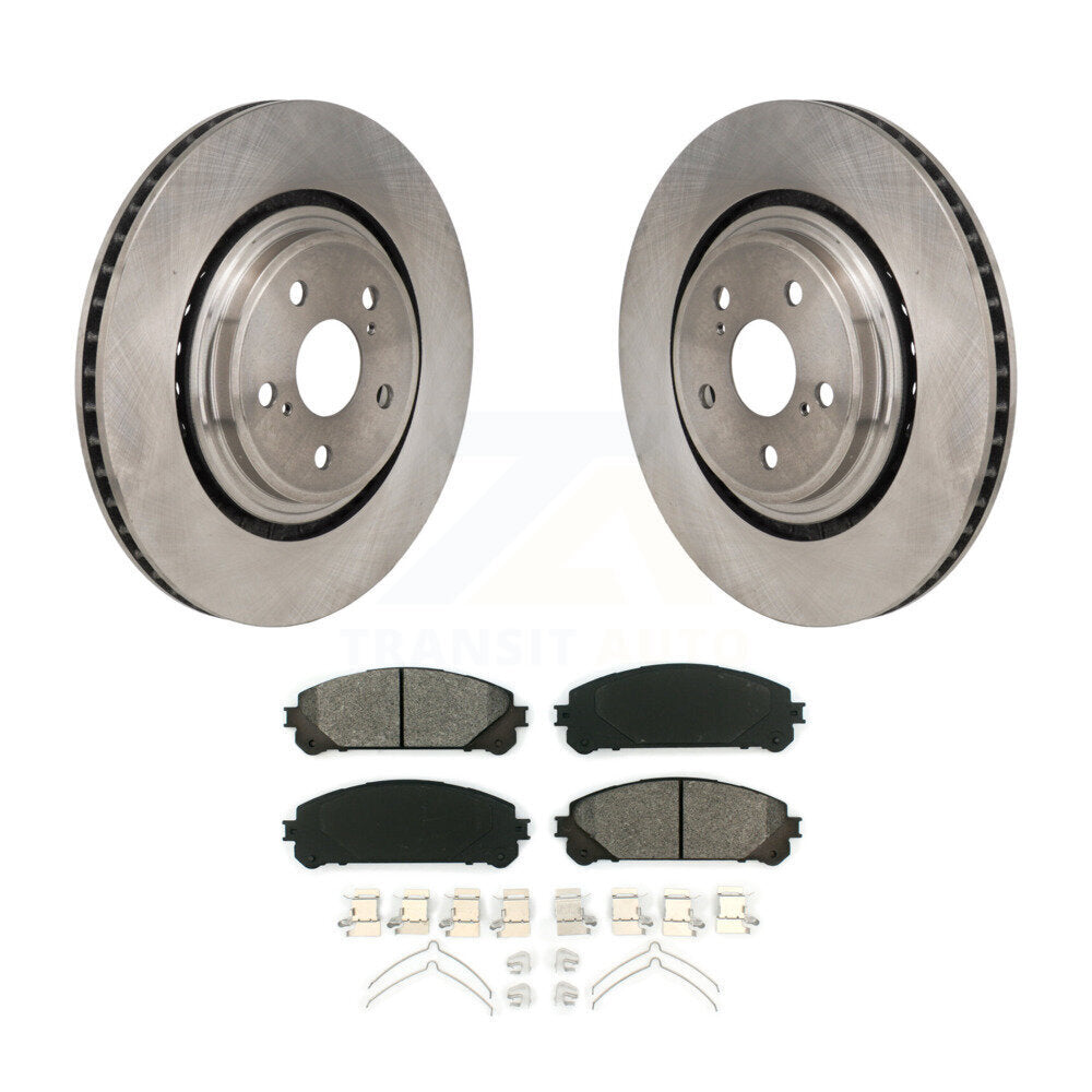 Kit de rotor de frein à disque avant et de plaquettes semi-métalliques pour Toyota Highlande 2020 – 2022
