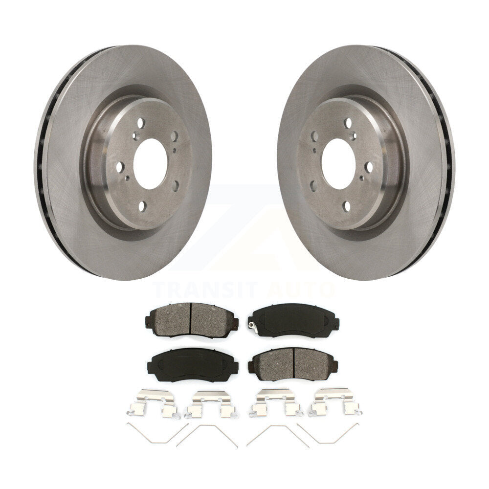 Kit de rotors de frein à disque avant et de plaquettes semi-métalliques pour Acura TLX 2.0L 2021 – 2023