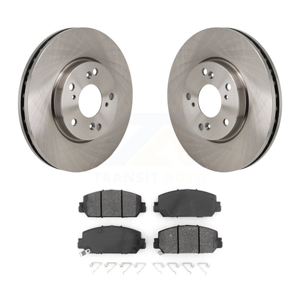 Kit de disques de frein à disque avant et de plaquettes semi-métalliques pour Honda Clarity 2017-2021
