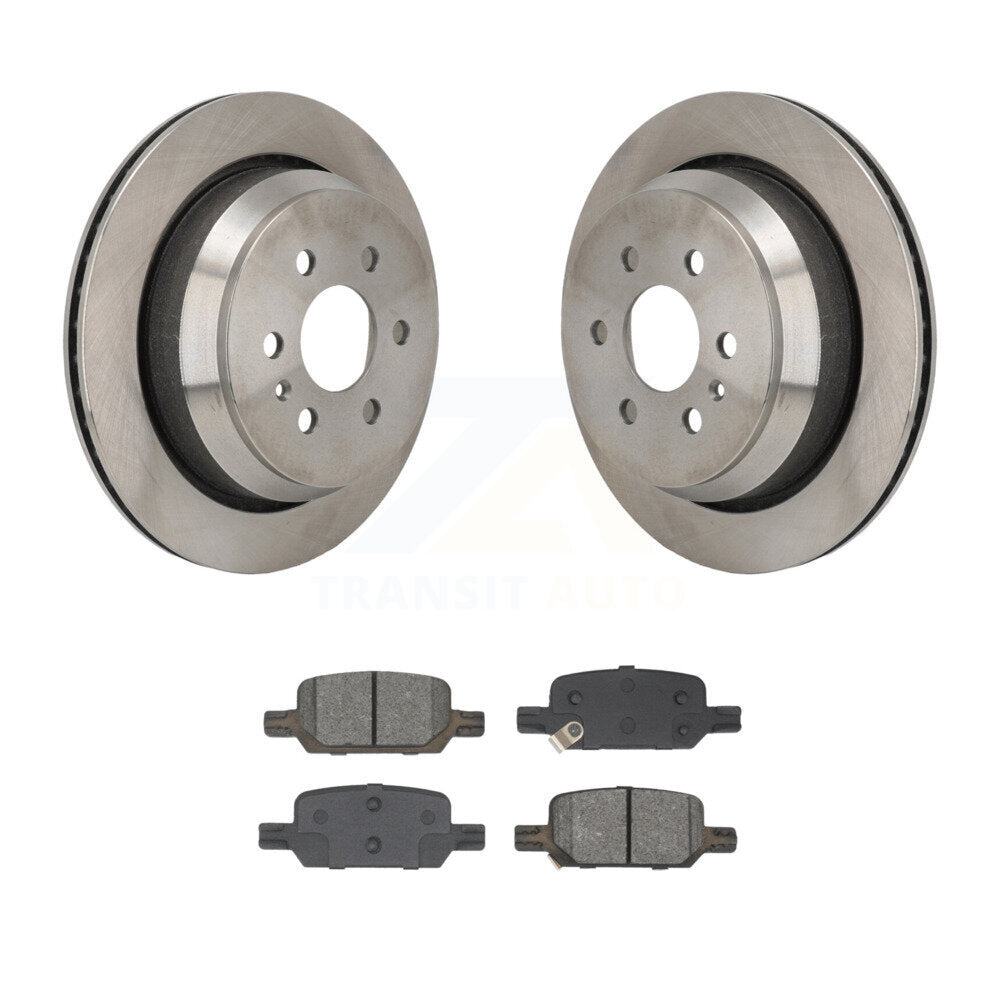 Rotors de frein à disque arrière et Kit de plaquettes semi-métalliques pour Chevrolet Colorado GMC Canyo