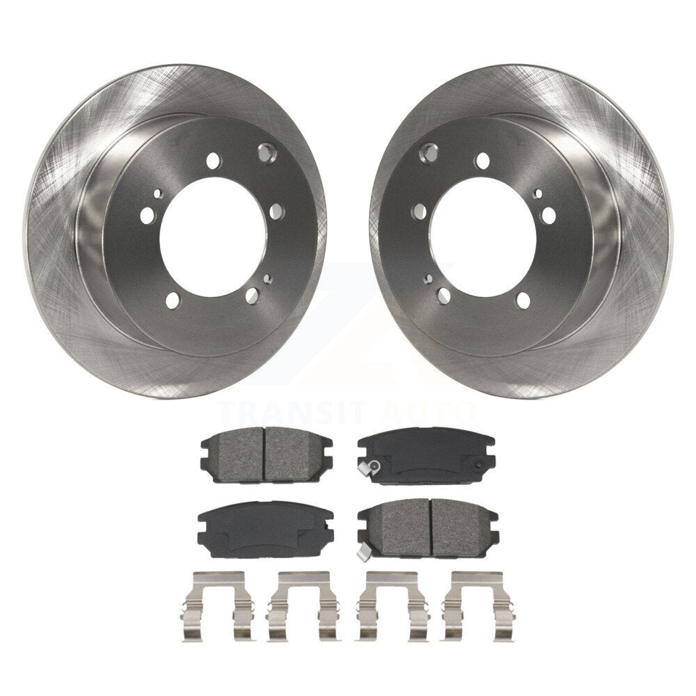 Rotors de frein à disque arrière et kit de plaquettes semi-métalliques pour Mitsubishi Eclipse AW 1995