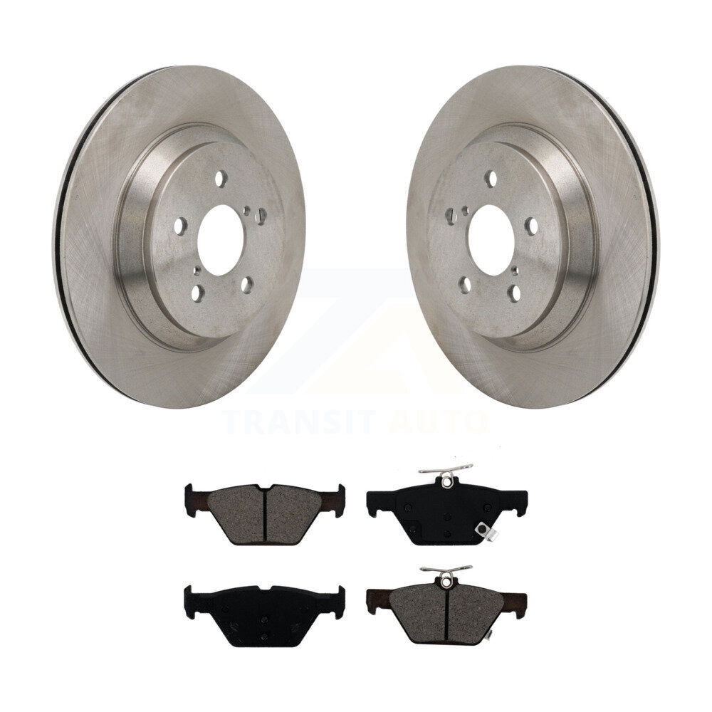 Kit de disques de frein à disque arrière et plaquettes semi-métalliques pour Subaru Crosstrek
