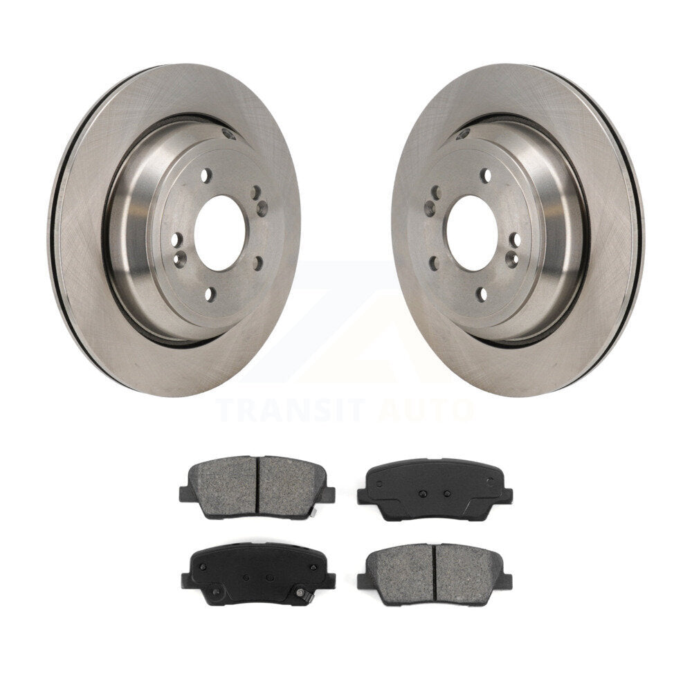 Kit de rotors de frein à disque arrière et plaquettes semi-métalliques pour Hyundai Equus Kia K900