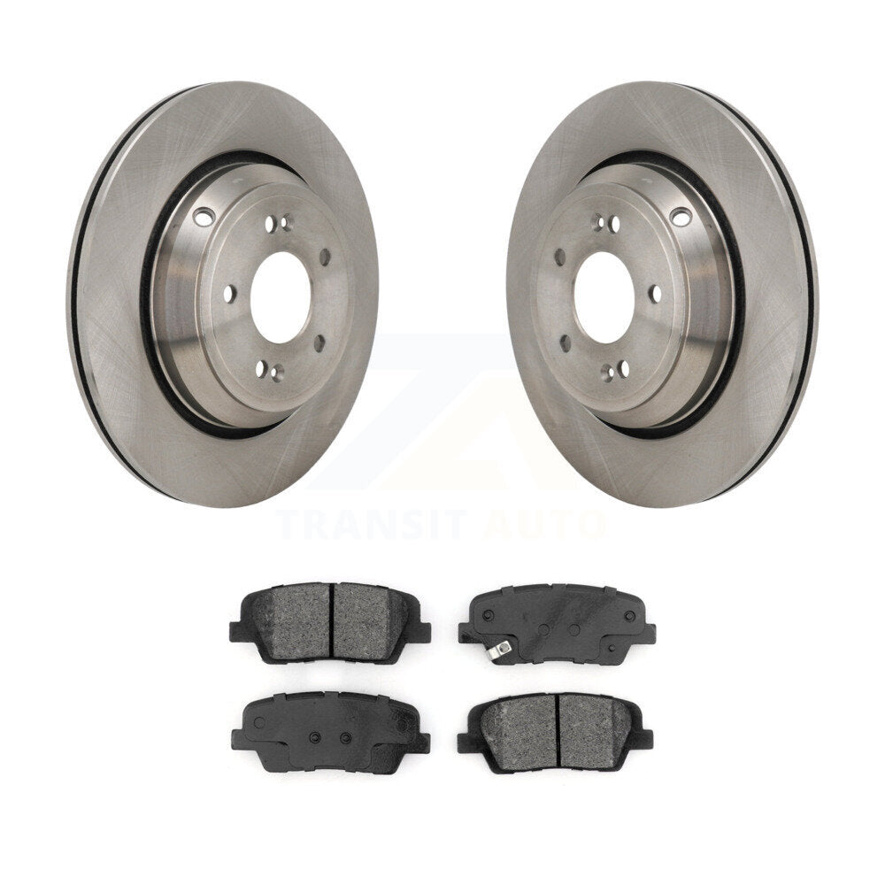 Rotors de frein à disque arrière et Kit de plaquettes semi-métalliques pour Genesis G70 Kia Stinger G8