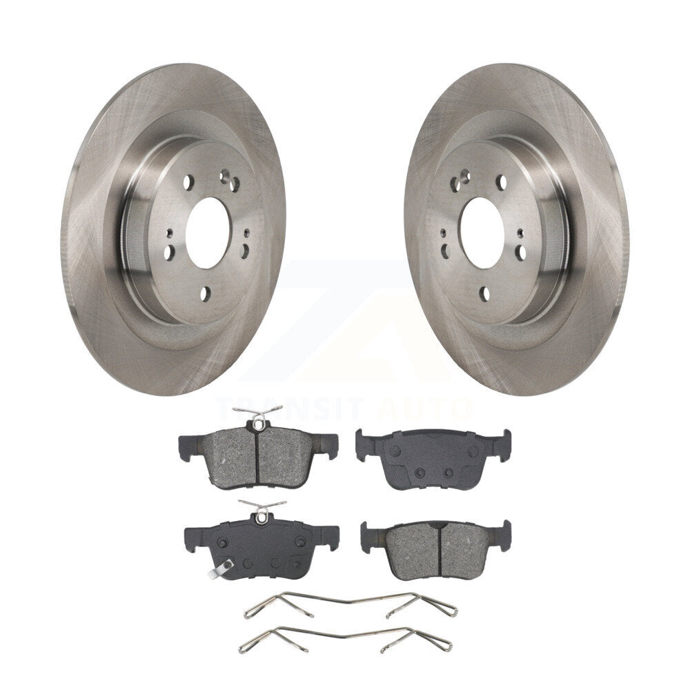 Kit de disques de frein à disque arrière et de plaquettes semi-métalliques pour Acura TLX 2021 – 2023