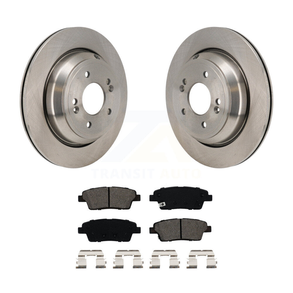 Kit de disques de frein à disque arrière et plaquettes semi-métalliques pour Kia K900 3,8 L 2015