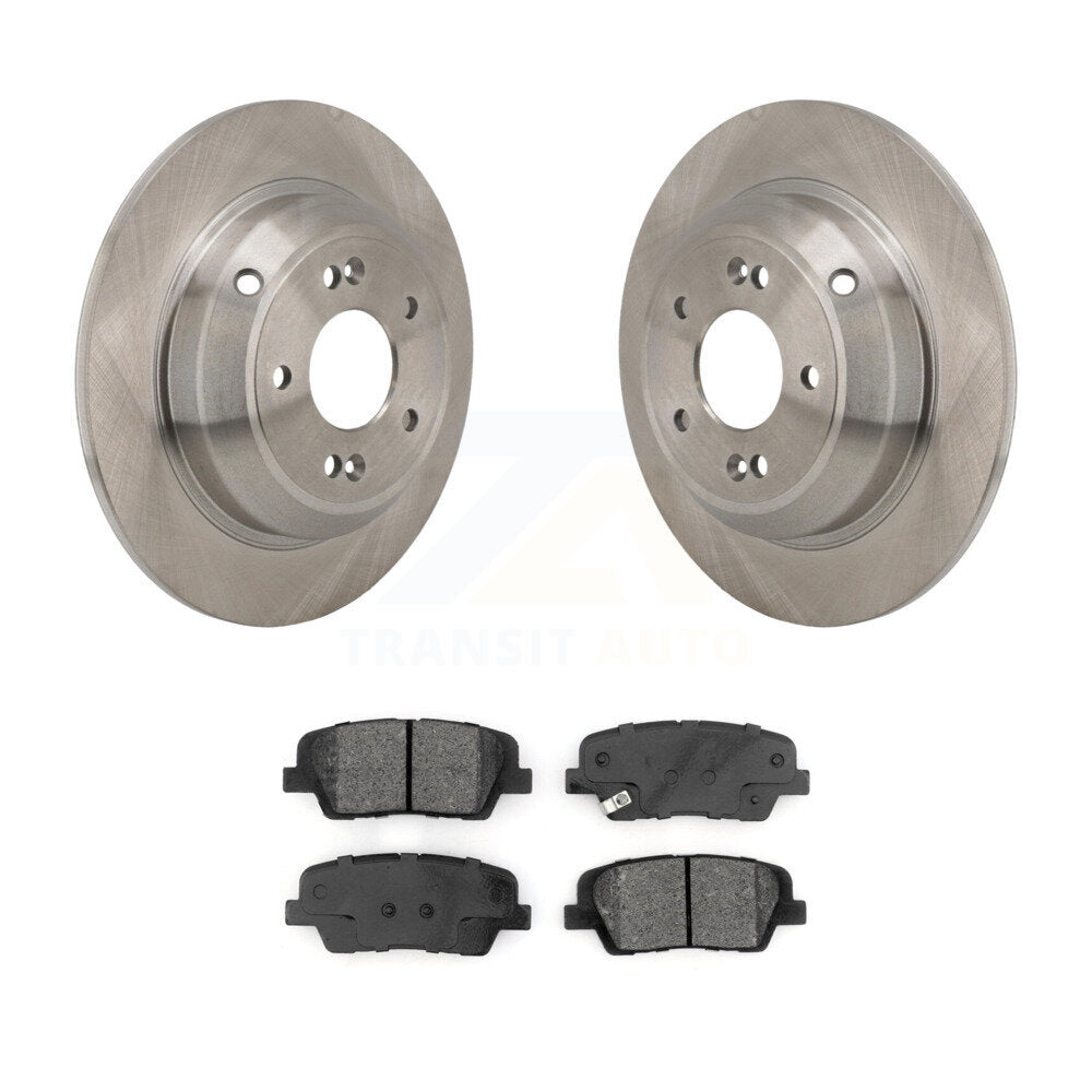Kit de disques de frein à disque arrière et plaquettes semi-métalliques pour Genesis G70 Kia Stinger