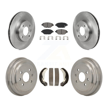 Rotors de frein avant et arrière, Kit de tambour à plaquettes semi-métalliques pour Chevrolet Spar 2016 – 2021