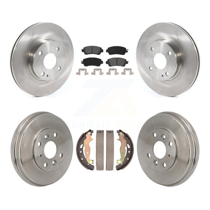 Kit de tambour à plaquettes semi-métalliques, Rotor de frein à disque avant et arrière, pour Toyota Yaris iA Scio