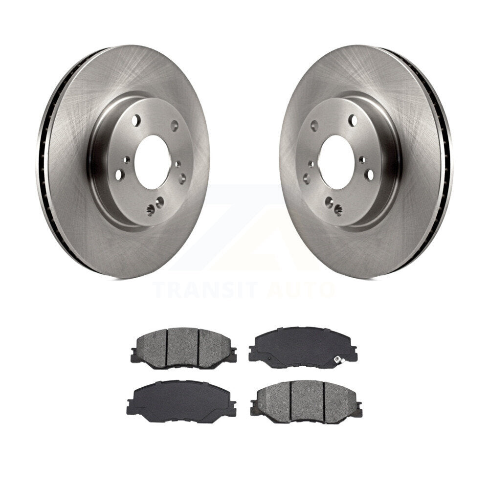 Kit de disques de frein à disque avant et plaquettes semi-métalliques pour Honda Civic Insight
