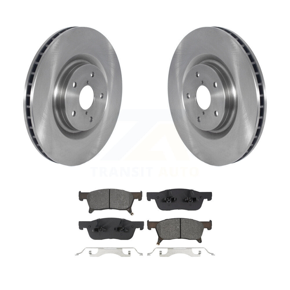 Kit de disques de frein à disque avant et de plaquettes semi-métalliques pour Subaru Ascent 2019-2024