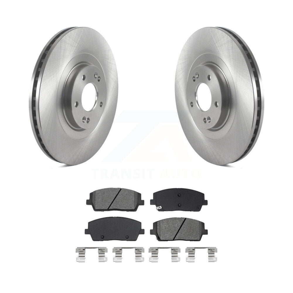 Kit de plaquettes de frein semi-métalliques, Rotors de frein avant, pour Hyundai palissade Kia Tellurid
