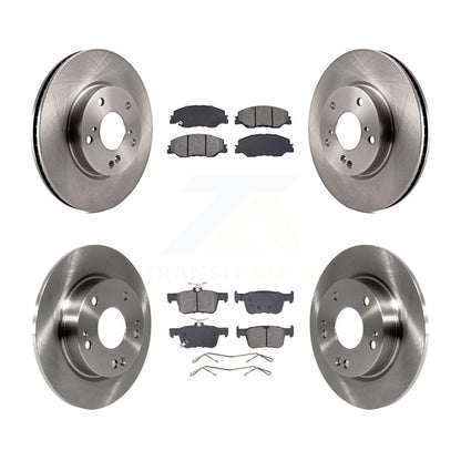 Rotors de frein à disque avant et arrière et kit de plaquettes semi-métalliques pour Honda Insigh 2019 – 2022