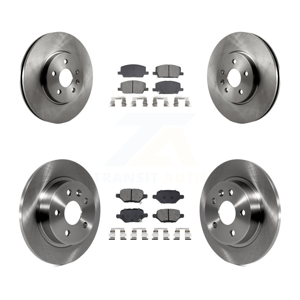 Kit de rotor de frein avant et arrière et plaquettes semi-métalliques pour Buick Encore Chevrolet Tra