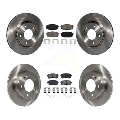 Rotors de frein à disque avant et arrière et Kit de plaquettes semi-métalliques pour Hyundai Kona Kia Selto