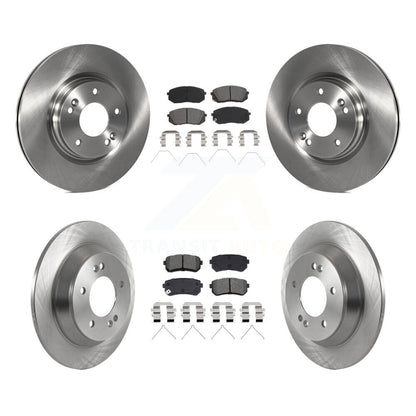 Kit de rotors de frein à disque avant et arrière et plaquettes semi-métalliques pour Hyundai Kona
