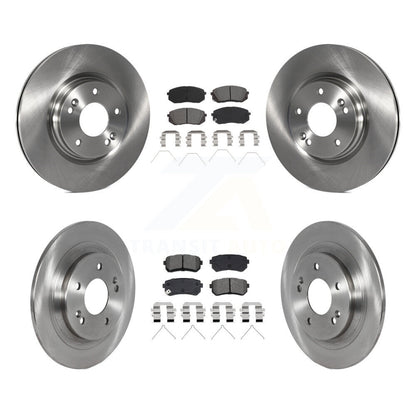 Rotors de frein à disque avant et arrière et Kit de plaquettes semi-métalliques pour Hyundai Kona Kia Selto
