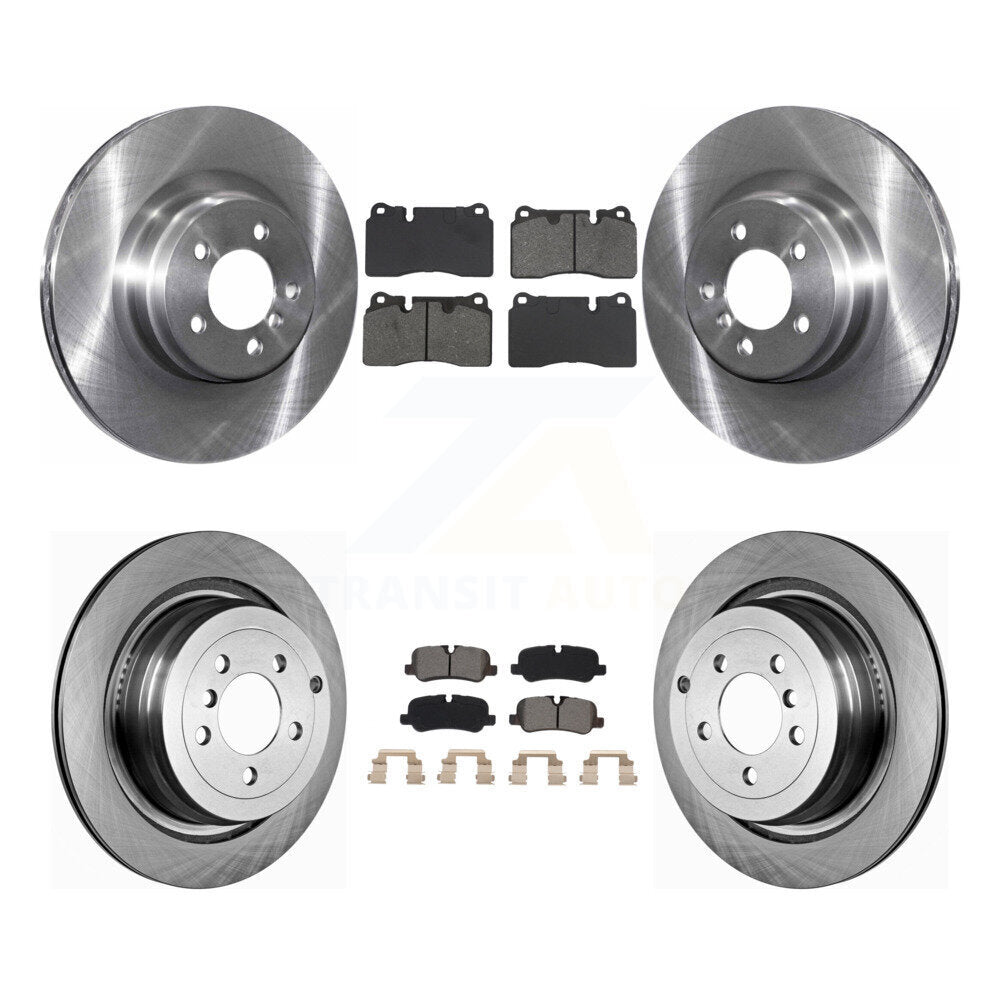 Kit de rotor de frein avant et arrière et plaquettes semi-métalliques pour Land Rover Range Supercharge