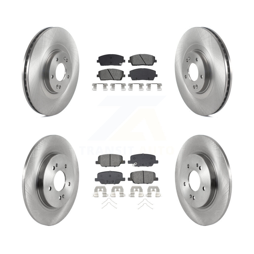 Kit de plaquettes de frein semi-métalliques pour Rotors de frein avant et arrière, pour Hyundai palissade Kia Tellurid