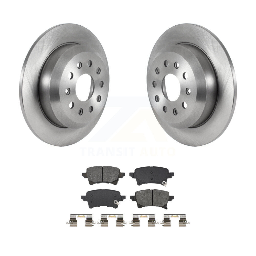 Kit de disques de frein à disque arrière et plaquettes semi-métalliques pour Jeep Wrangler K8S-104266