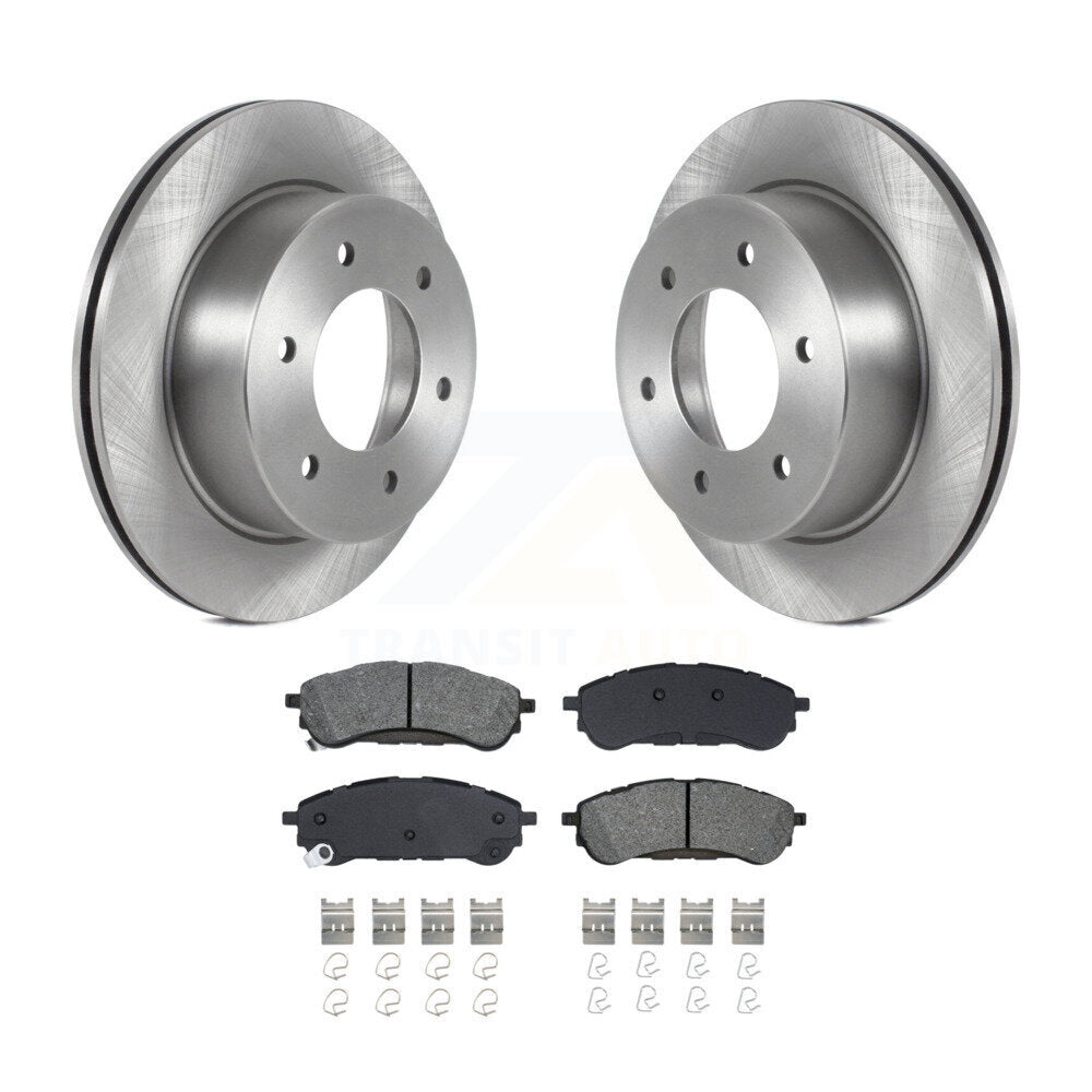 Kit de disques de frein à disque arrière et de plaquettes semi-métalliques pour Ford Ranger 2019-2023