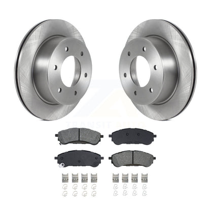 Kit de disques de frein à disque arrière et de plaquettes semi-métalliques pour Ford Ranger 2019-2023