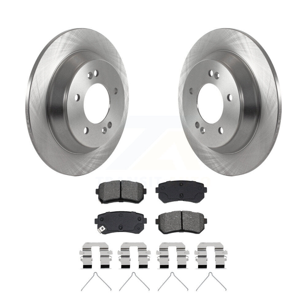 Kit de disques de frein à disque arrière et plaquettes semi-métalliques pour Hyundai Kona K8S-104268