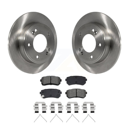 Kit de rotors de frein à disque arrière et plaquettes semi-métalliques pour Hyundai Kona Kia Seltos