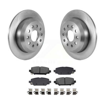 Rotors de frein à disque arrière et kit de plaquettes semi-métalliques pour Jeep Wrangler Spor 2018-2020