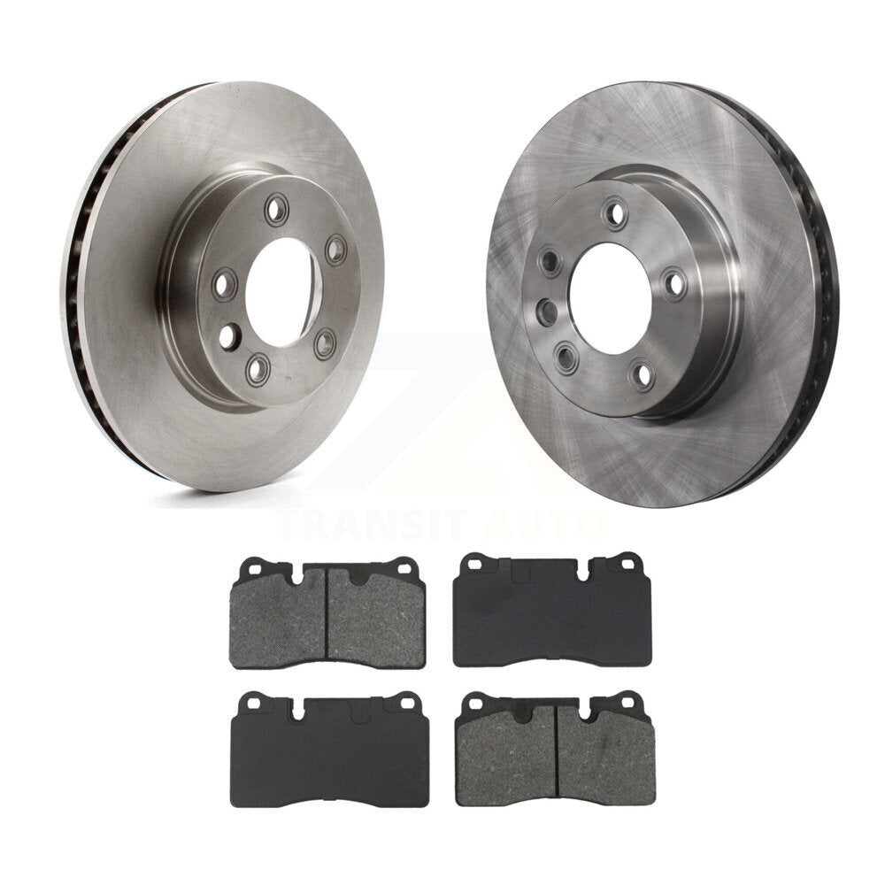 Kit disques de frein à disque avant et plaquettes semi-métalliques pour Volkswagen Touareg