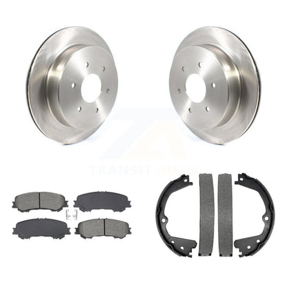 Kit de chaussures de stationnement avec disques semi-métalliques, Rotors à disque arrière, pour Nissan TITA 2017 – 2023