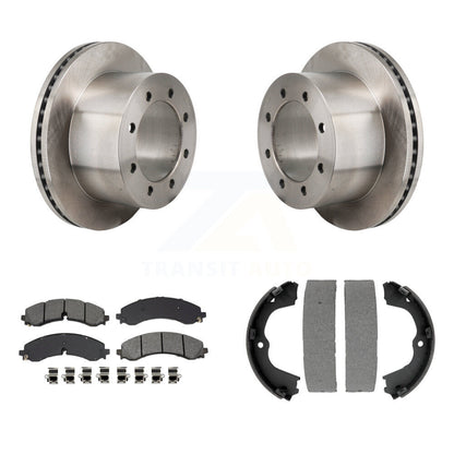 Kit de plaquettes semi-métalliques et de chaussures de stationnement pour disques arrière, pour GMC Sierra 3500 H