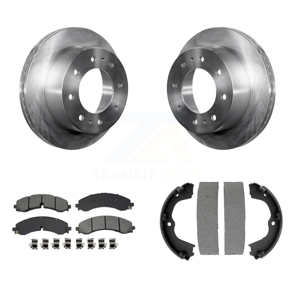 Kit de plaquettes semi-métalliques et de chaussures de stationnement pour disques arrière, pour GMC Chevrolet Sierr