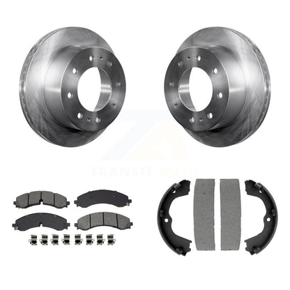 Kit de plaquettes semi-métalliques et de chaussures de stationnement pour disques arrière, pour GMC Chevrolet Sierr