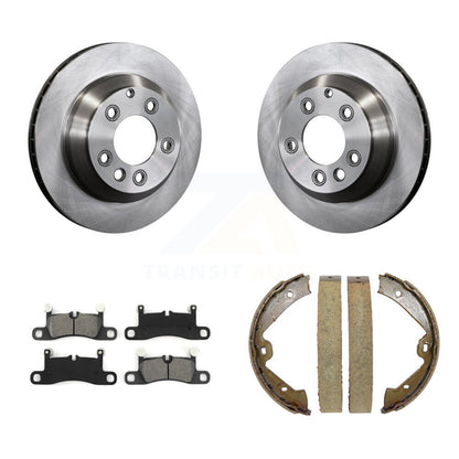 Kit de plaquettes semi-métalliques et de chaussures de stationnement pour disques arrière, pour Volkswagen Touare