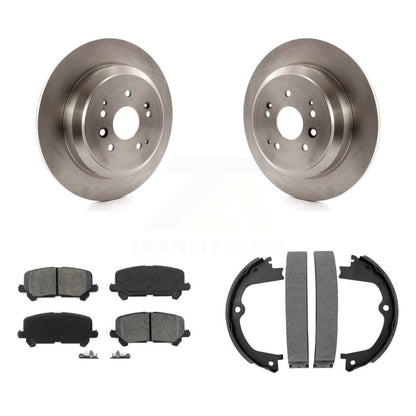Kit de plaquettes semi-métalliques et de chaussures de stationnement pour disques arrière, pour Acura MDX 2014 – 2016