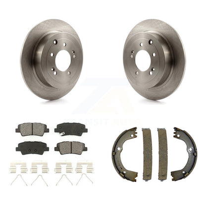 Kit de plaquettes semi-métalliques et de chaussures de stationnement, Rotors à disque arrière, pour Hyundai Tucson Ki
