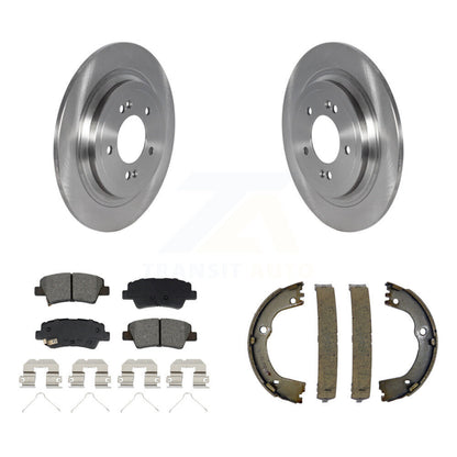 Kit de plaquettes semi-métalliques et de chaussures de stationnement, Rotors à disque arrière, pour Kia Sportage Hyunda