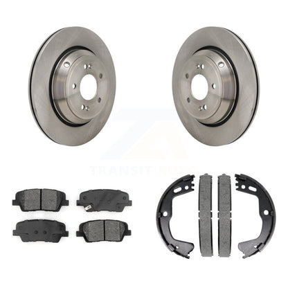Kit de chaussures de stationnement à plaquettes semi-métalliques, Rotors à disque arrière, pour Genesis G80 3.3 18-20
