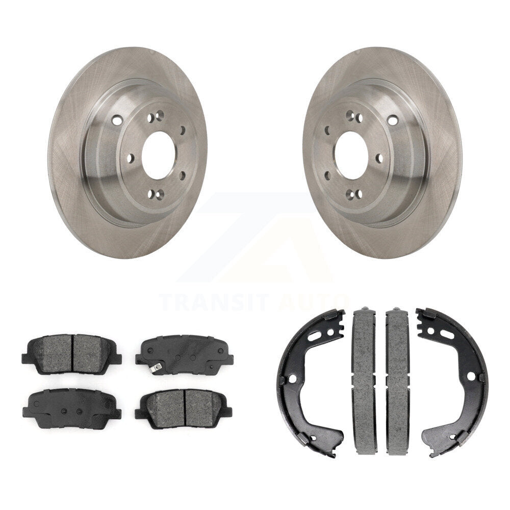 Kit de plaquettes semi-métalliques et de chaussures de stationnement pour rotors de disque arrière, pour Kia Stinger Genesis