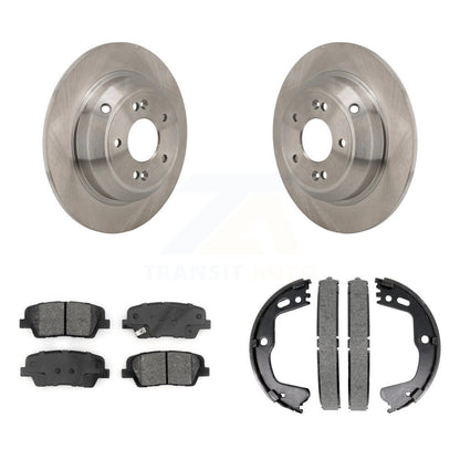 Kit de plaquettes semi-métalliques et de chaussures de stationnement pour rotors de disque arrière, pour Kia Stinger Genesis