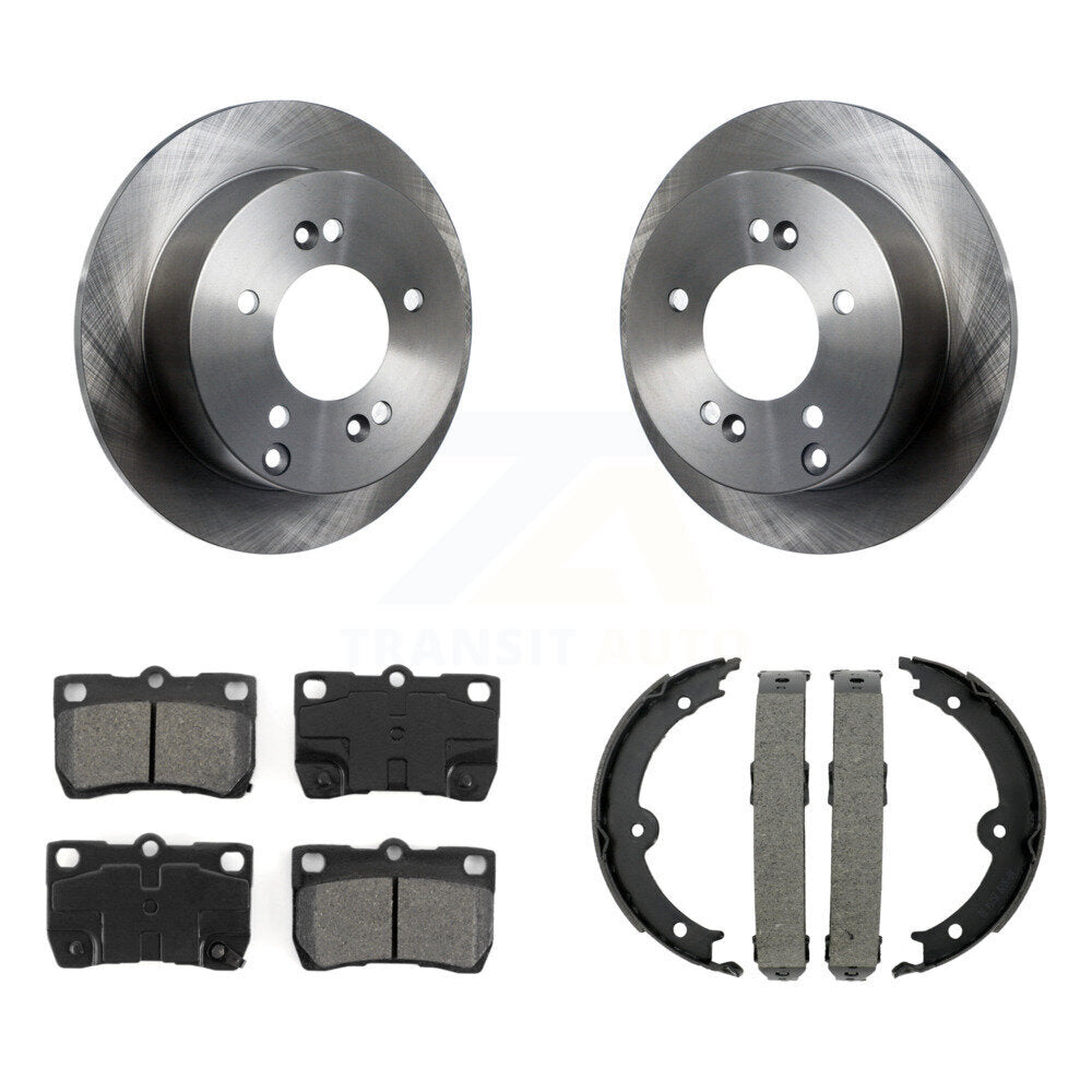 Kit de plaquettes semi-métalliques et de freins de stationnement pour rotors de disque arrière, pour Lexus IS250